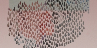 Composition XIV, collage, 50 x 70 cm